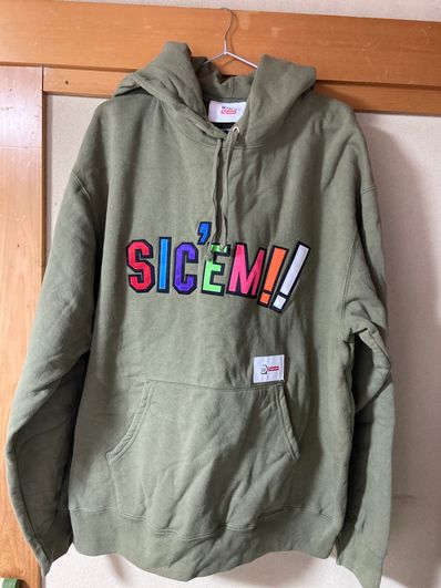 Supreme / WTAPS Sic'em! Hooded Sweatshirt "Olive Drab"