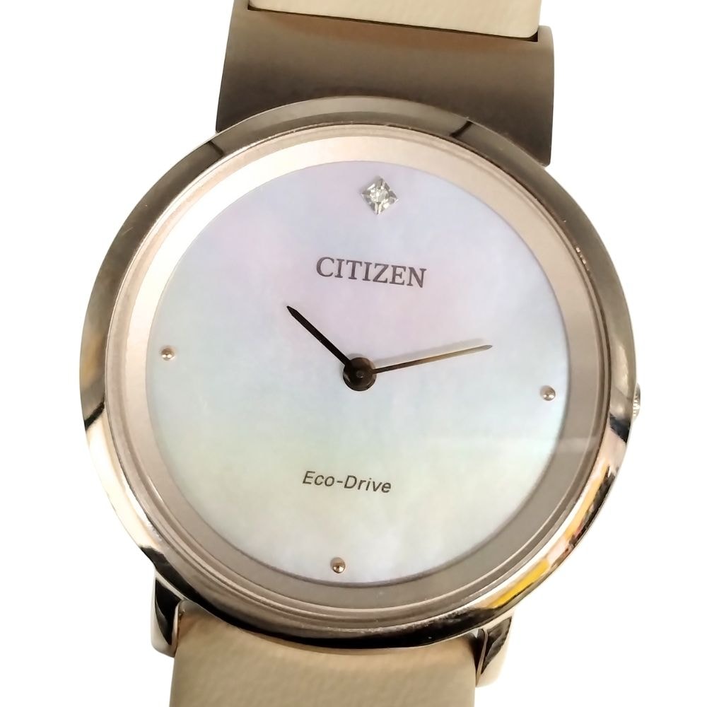 CITIZEN シチズン G620-S123194 エル アンビリュナ エコドライブ 腕時計 アイボリー C840
