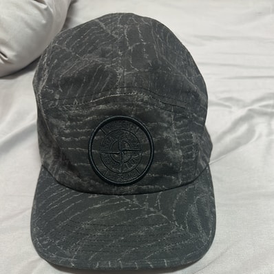 Supreme / Stone Island Camp Cap "Black"