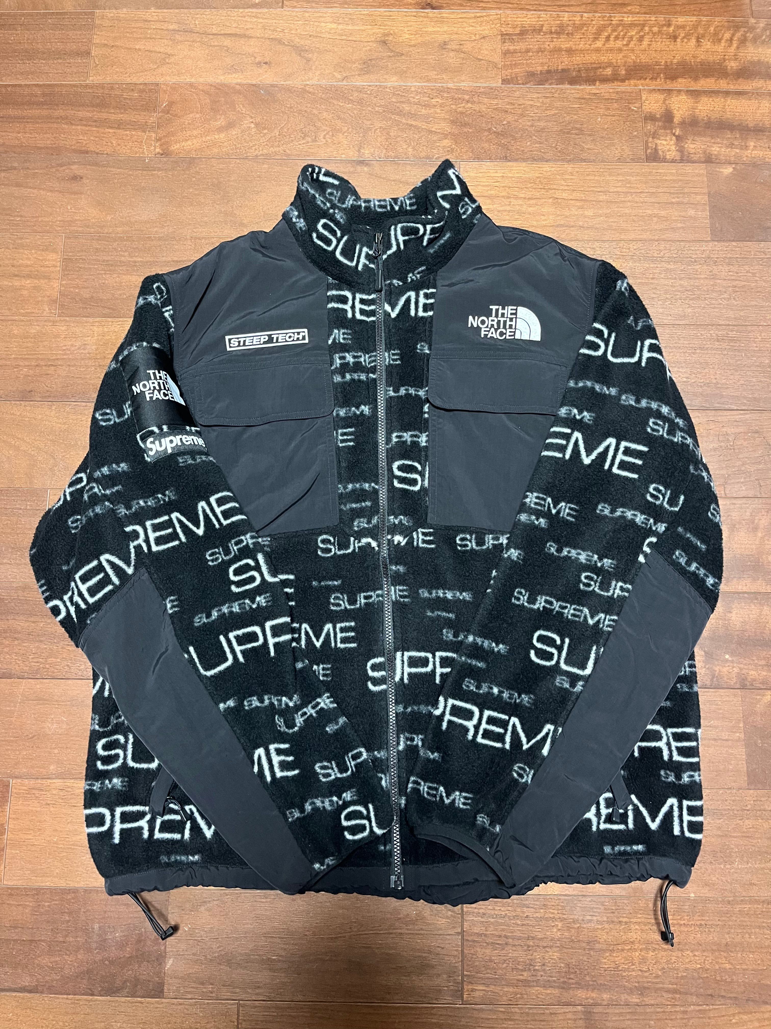 Supreme x The North Face Steep Tech Fleece Jacket "Black"