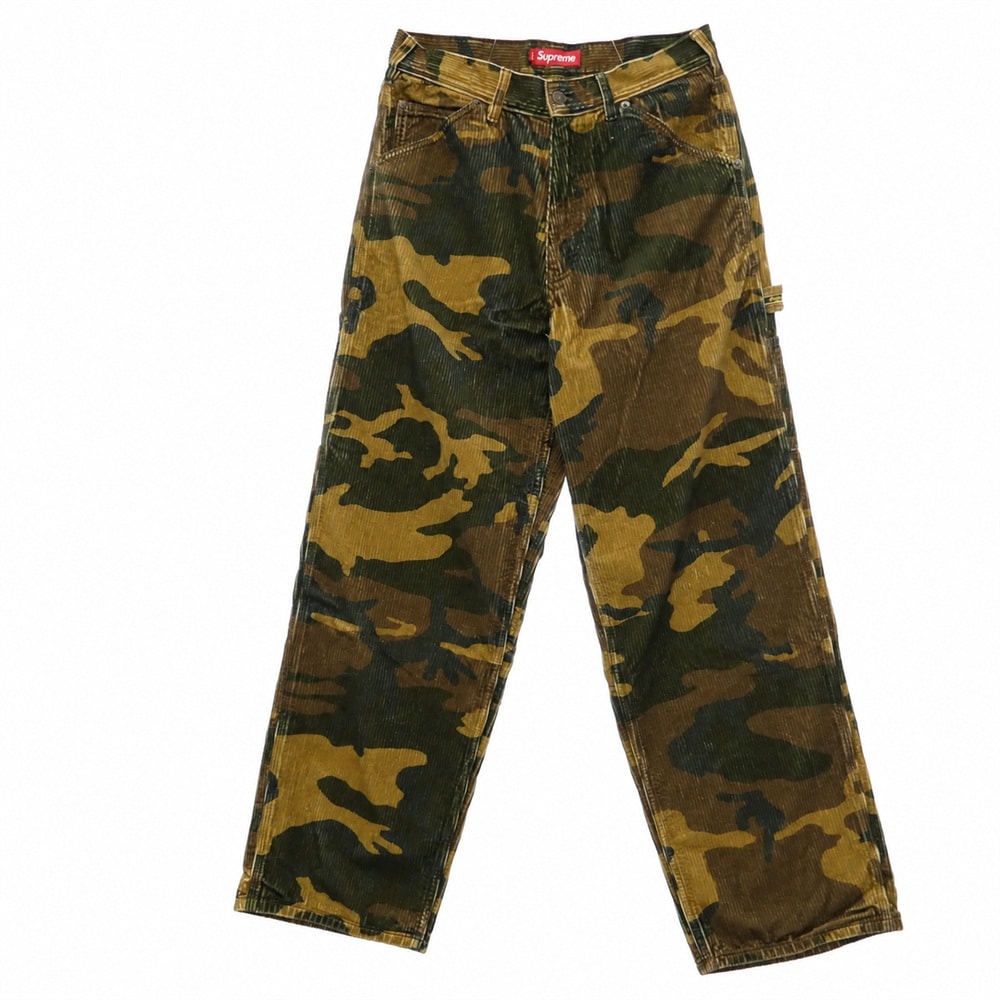 Supreme シュプリーム 25AW Wide Wale Corduroy Painter Pant Woodland Camo ワイドウェイル コーデュロイ ペインターパンツ ウッドランド カモ マルチカラー系 30【新古品】【未使用】【中古】