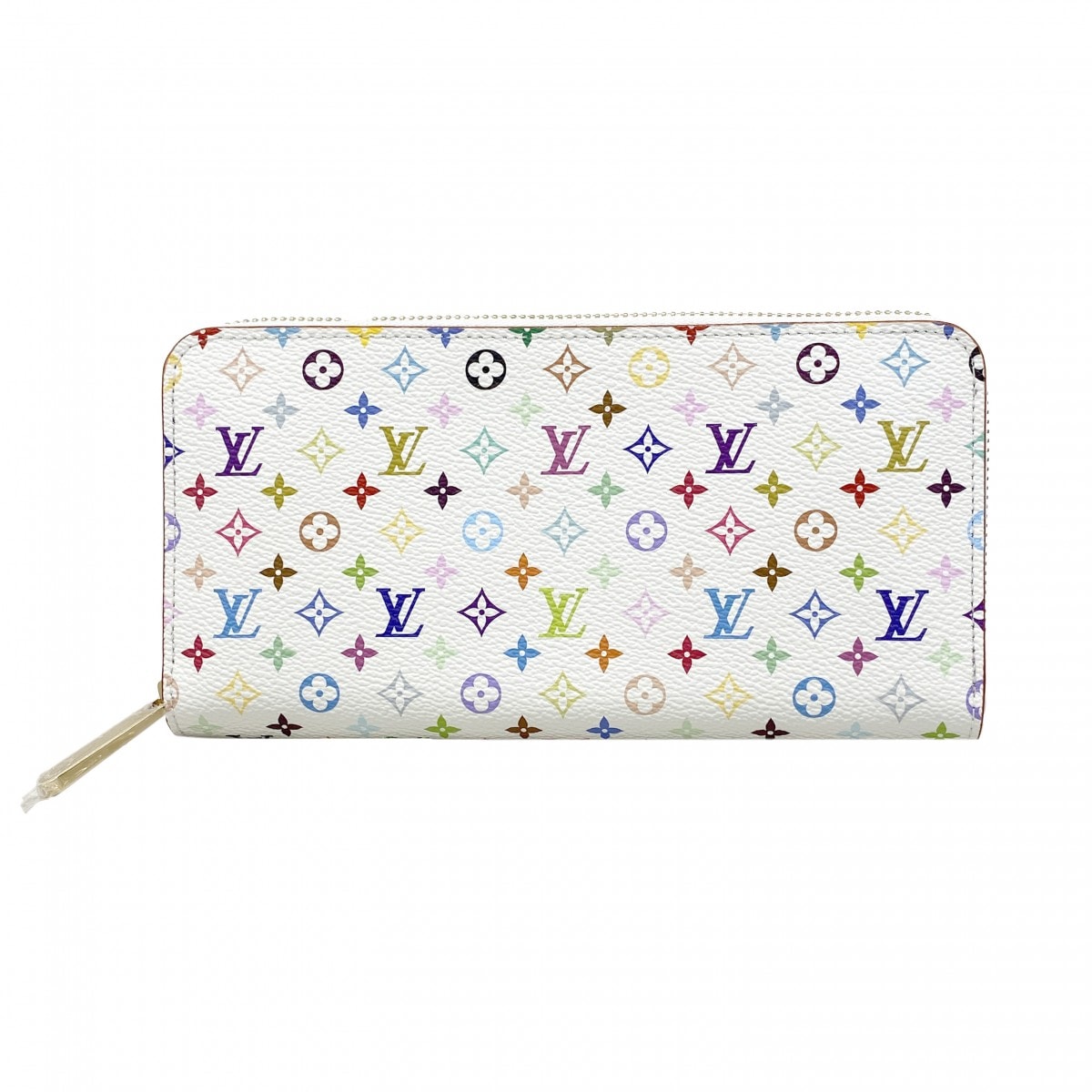 ★最終価格【6ee6559-k】ルイヴィトン 長財布 モノグラム・マルチカラー LV×TMジッピーウォレット M13922 ブロン 村上隆【中古】レディース