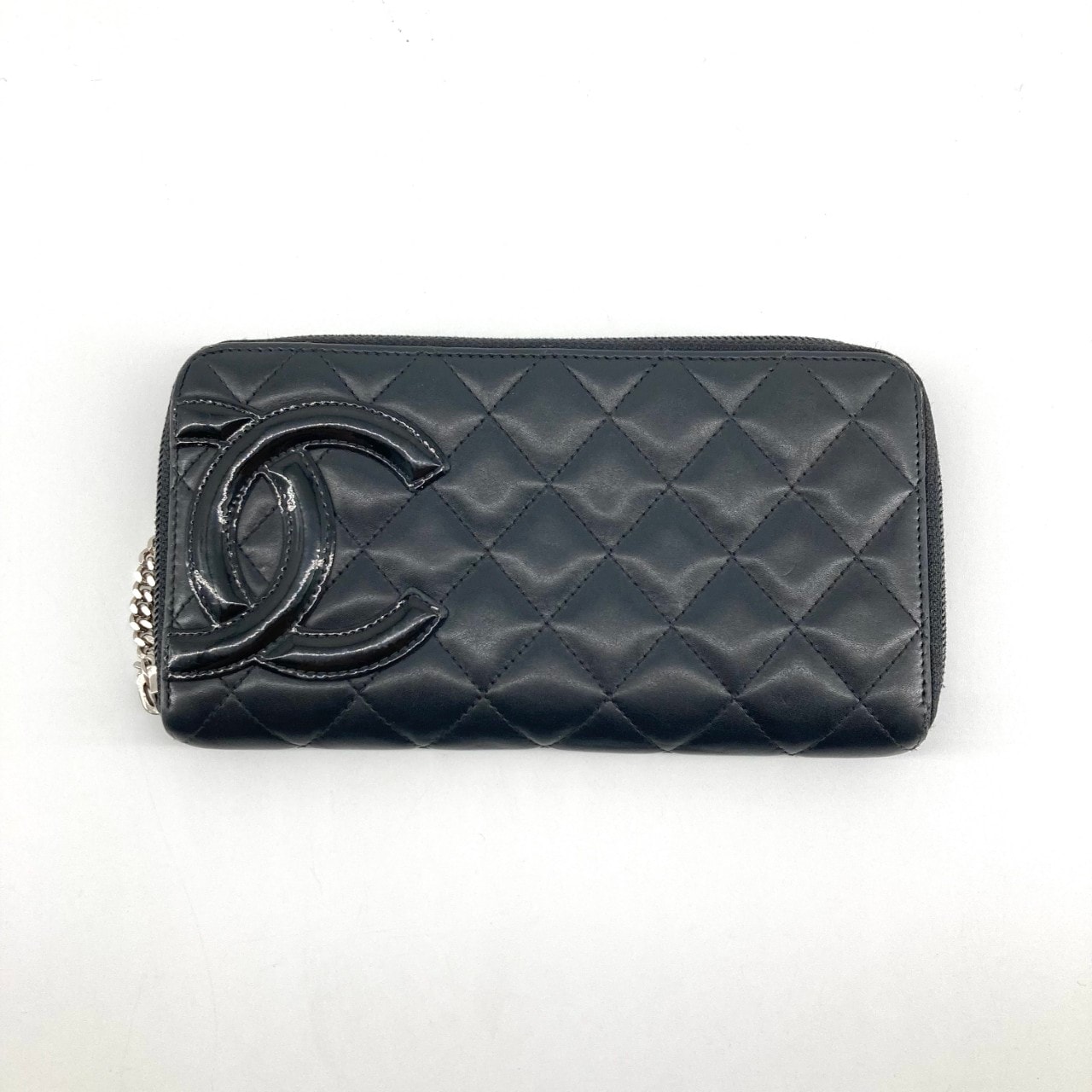 CHANEL(シャネル) カンボンライン A50078 長財布 ブラック