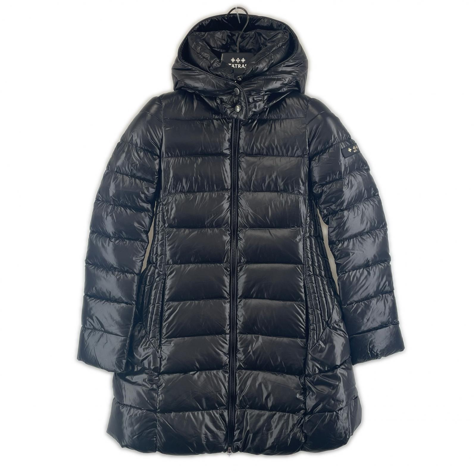 美品 TATRAS タトラス LTAT23A4693-D ワンポイント 秋冬 AW ダウンコート ナイロン ブラック レディース 1 バビラ【古着】【中古】