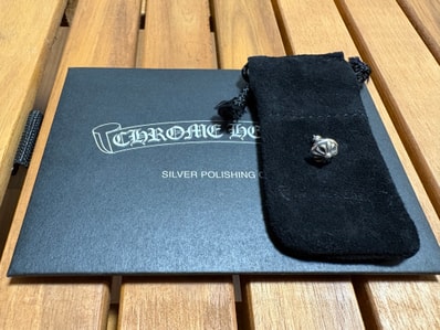 Chrome Hearts Cross Ball Stud Earrings "Silver"
