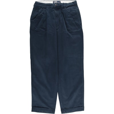 古着 ラルフローレン Ralph Lauren POLO by Ralph Lauren HAMMOND PANT ツータック チノパンツ メンズw32相当/eaa606262