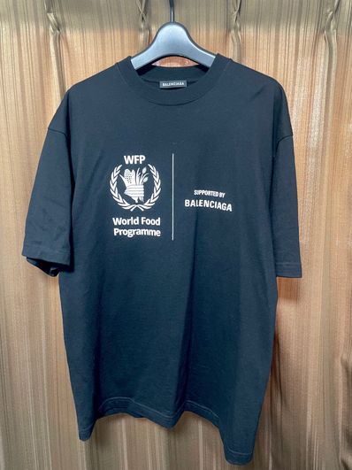 BALENCIAGA Women's WFP Medium Fit T-shirt "Black"