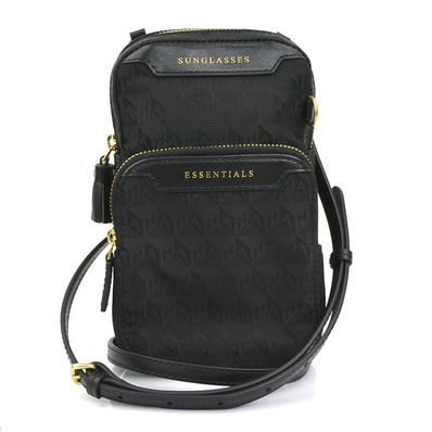 アニヤ ハインドマーチ Anya Hindmarch ショルダーバッグ ナイロン ブラック レディース【中古】 r11327i