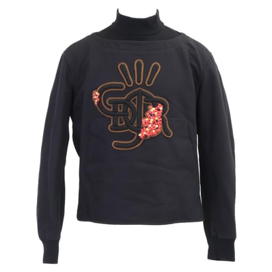 ディオール xTravis Scott Cactus Jack【美品/国内正規/22AW】28TC683A5519 フロントロゴ モックネック アノラック スウェットシャツ/ 48