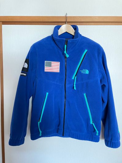Supreme x The North Face Polartec Fleece Jacket "Blue"