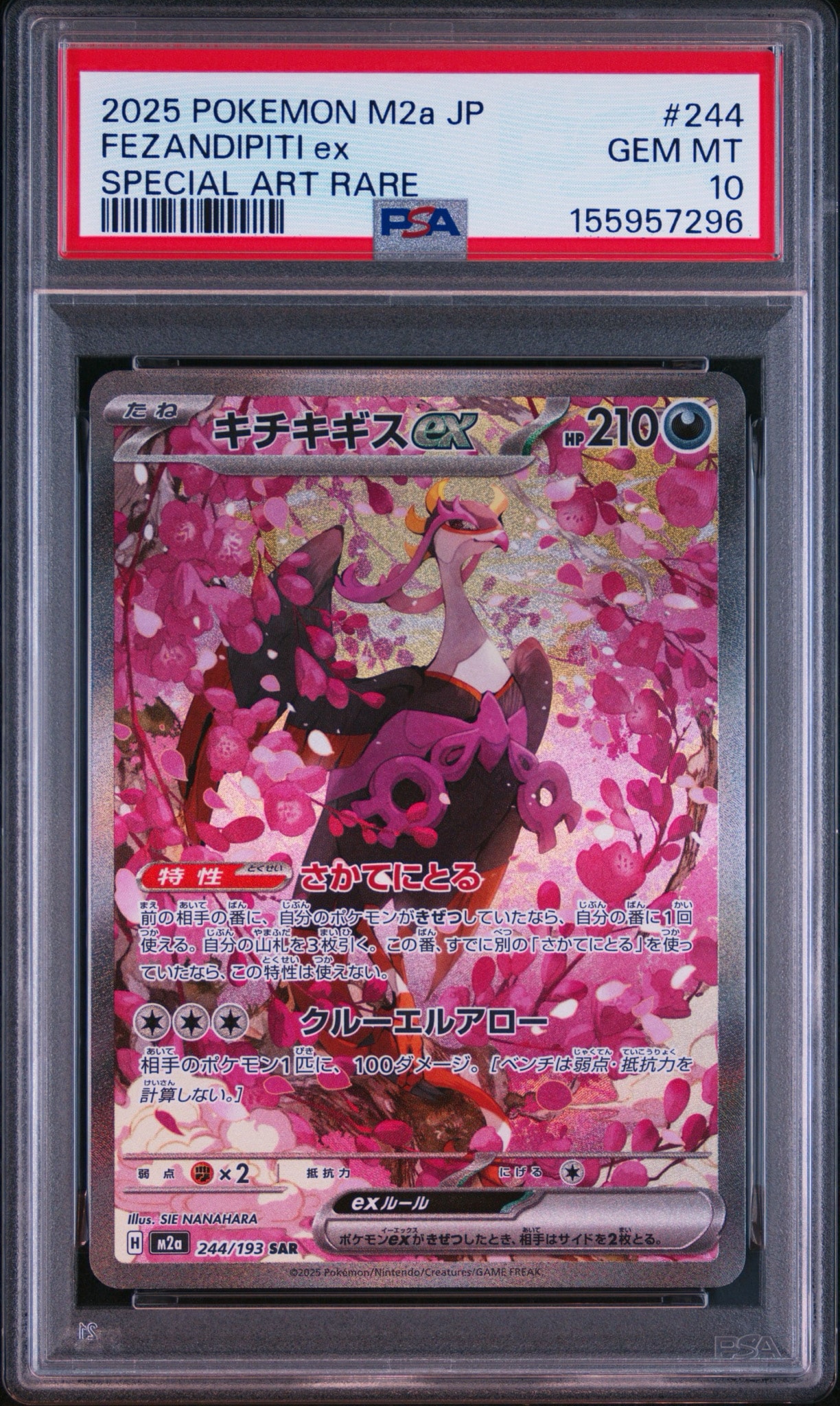 キチキギスex SAR [M2a 244/193](ハイクラスパック「MEGAドリームex」)