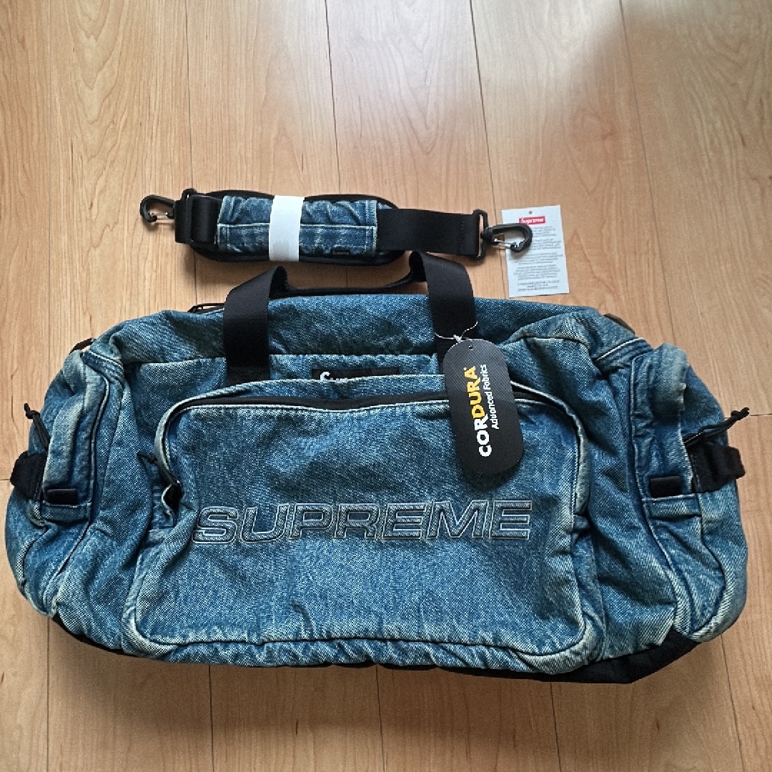 Supreme Denim Duffle Bag "Washed Indigo"