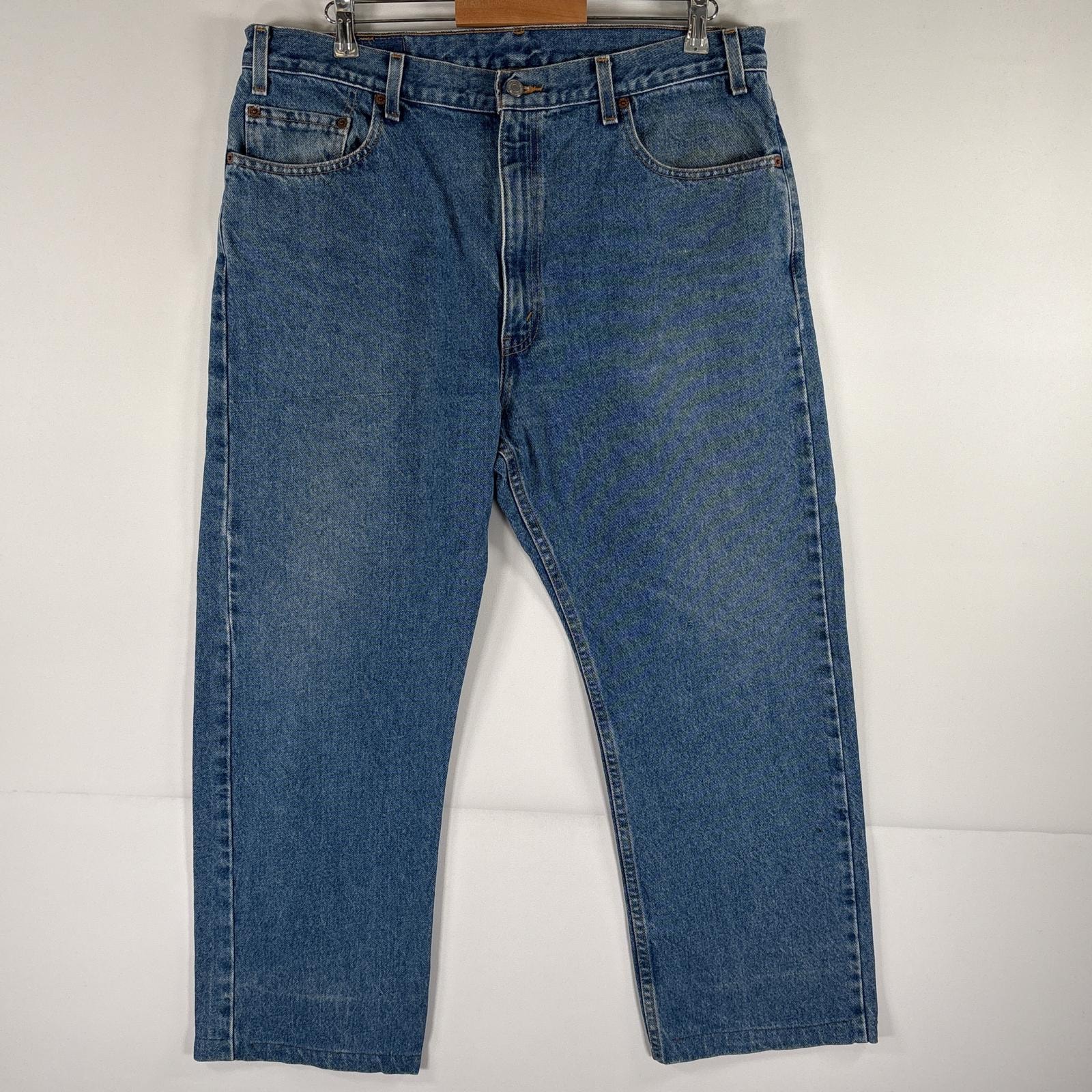 古着 90's/90年代 リーバイス Levi's デニムパンツ 505 ストレート ジーパン ジップフライ ジーンズ w38 L30  ブルー メンズ
