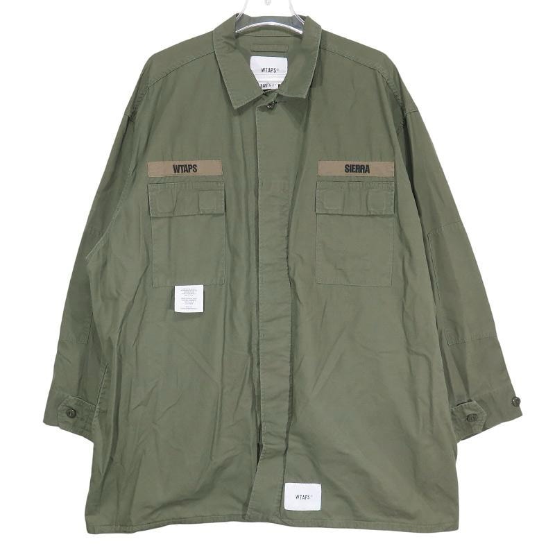 WTAPS ダブルタップス 19AW GUARDIAN/JACKET.COTTON.RIPSTOP 192WVDT-JKM02 ガーディアン ジャケット コットン リップストップ オリーブドラブ サイズ01(S)