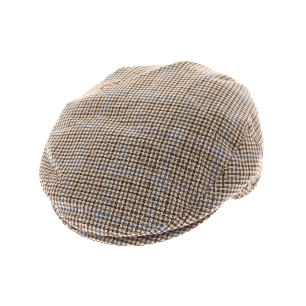 【中古】ブルックスブラザーズ Brooks Brothers ウール チェック ハンチング ベージュxブラウン【サイズL/XL】【メンズ】