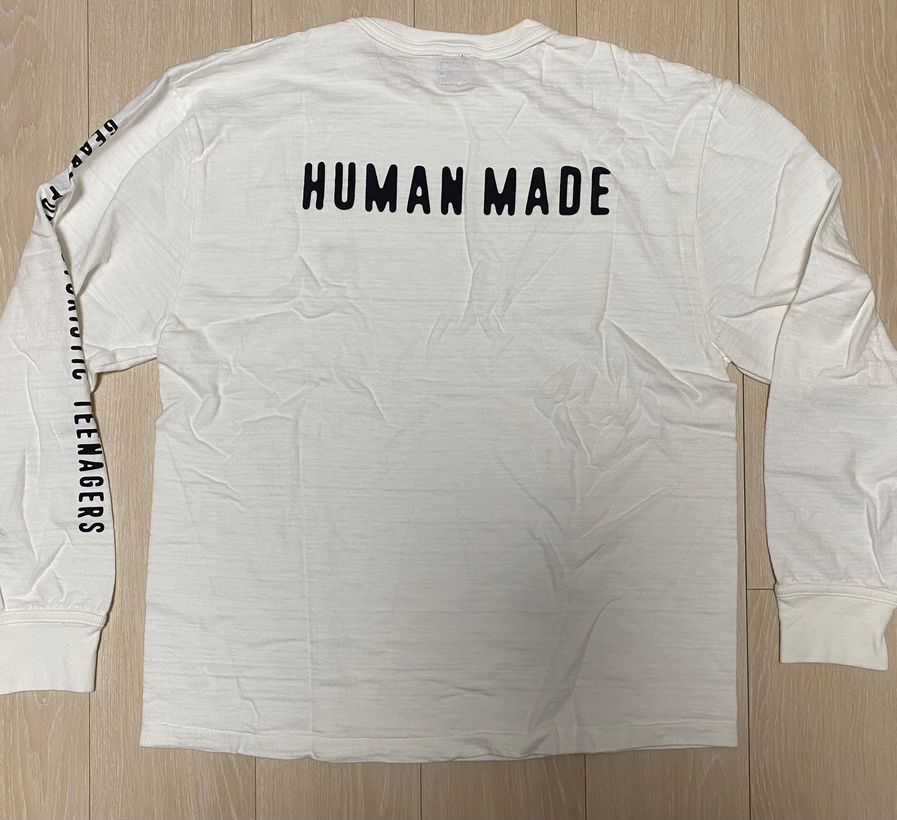 HUMAN MADE ロンT (ホワイト)