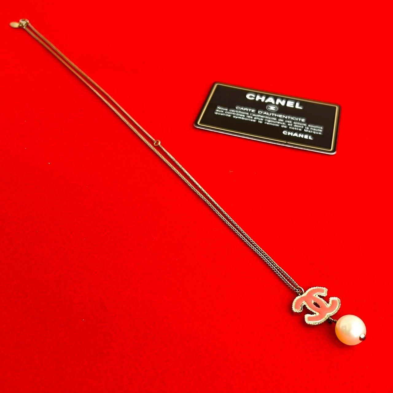 CHANEL シャネル ココマーク GP フェイクパール ネックレス ゴールド
 65975