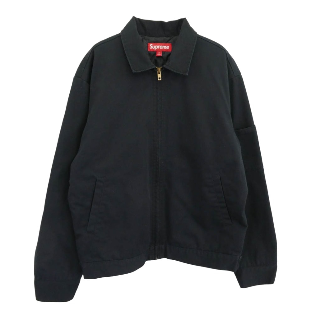 Supreme シュプリーム ジャケット 23AW H.R. Giger Embroidered Work Jacket バック刺繍 エンブロイダリー ジップアップ ワークジャケット ブラック系 S【中古】