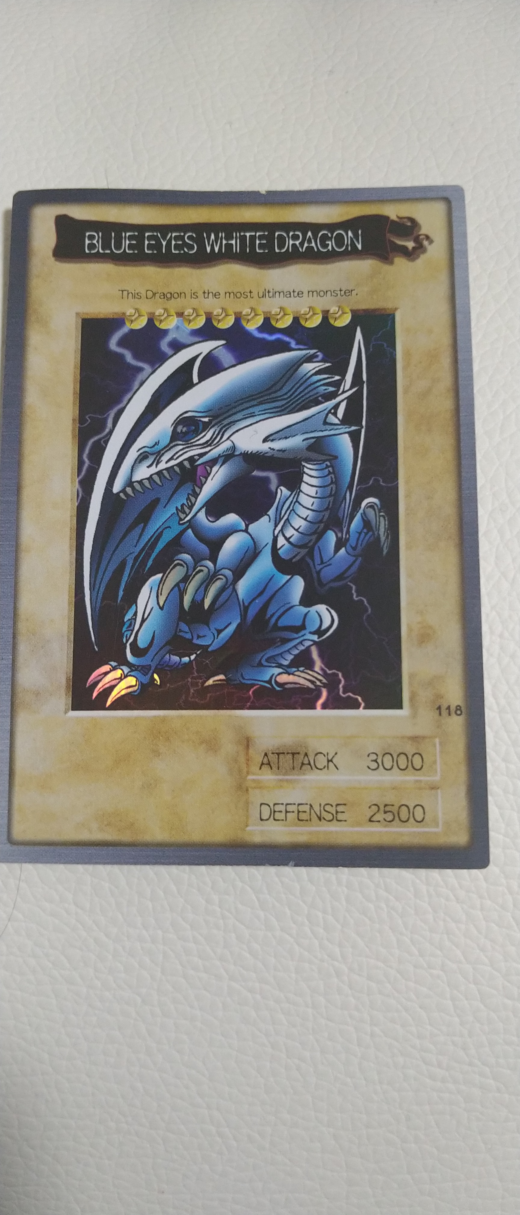 BLUE EYES WHITE DRAGON R [No.118](バンダイ版 遊戯王カード)の新品