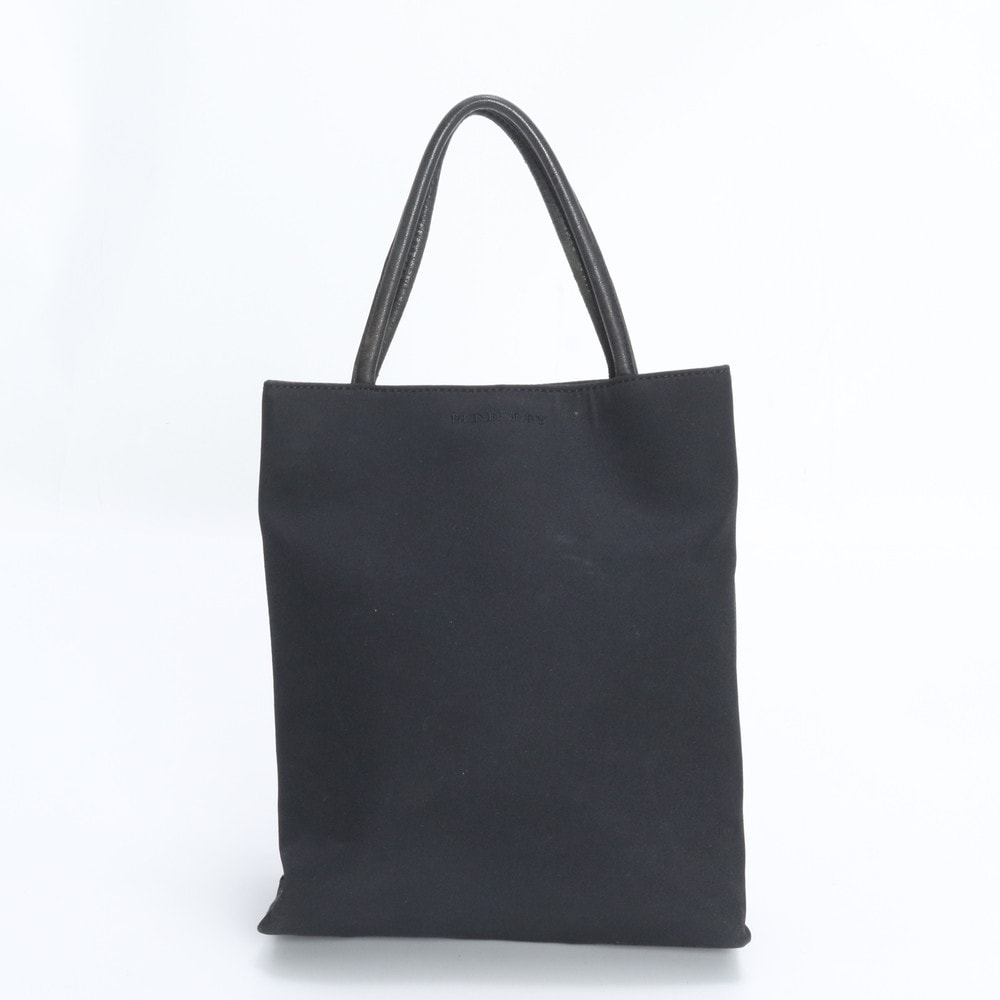 バーバリー ノバ チェックハンドバッグ レザー×ナイロン