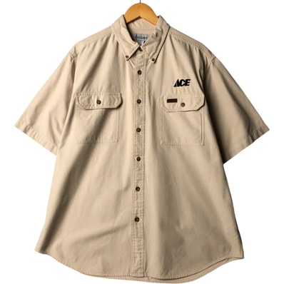 古着 カーハート Carhartt ボタンダウン 半袖 ワークシャツ メンズL相当/eaa572362 【中古】 【250802】/eaa572362