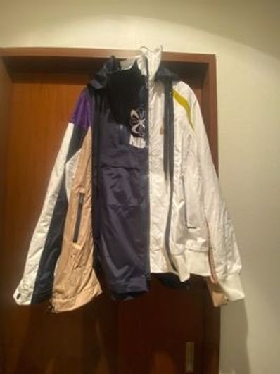 Nike x Sacai Women's Doulbe Zip Jacket "Navy"