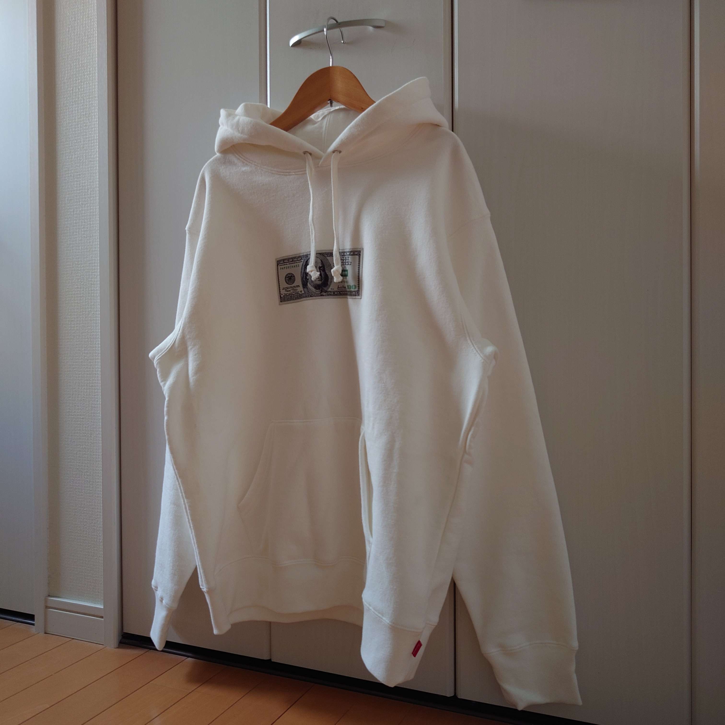 Supreme Franklin Hooded Sweatshirt "White"