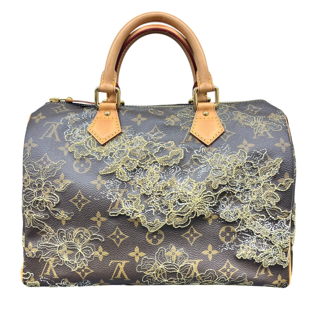Louis Vuitton Monogram Dentelle Speedy 30 "Or"