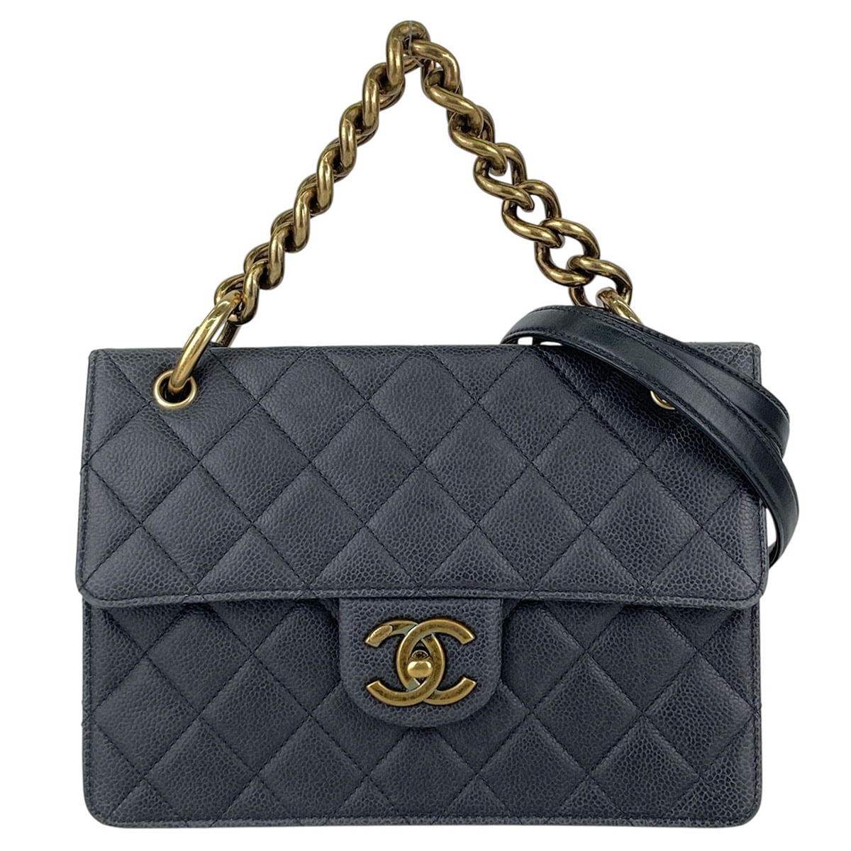 CHANEL シャネル マトラッセ 2WAY ハンドバッグ ショルダーバッグ キャビアスキン  レディース【中古】