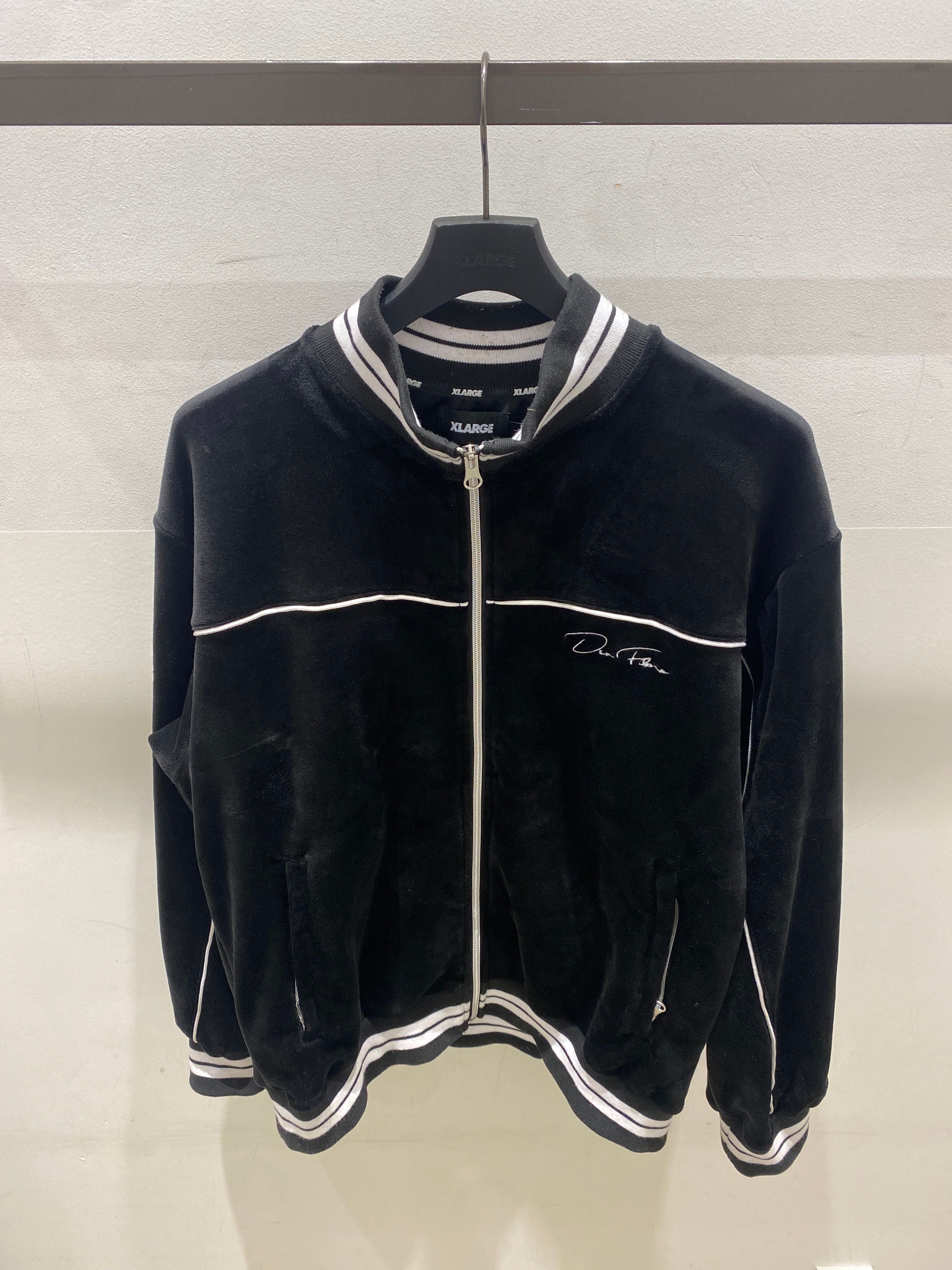 XLARGE x DexFilmz Velour Track Jacket "Black"