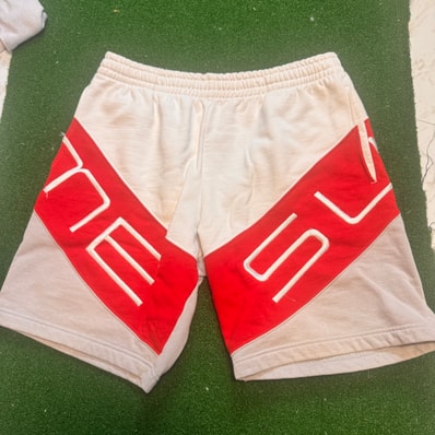 Supreme Stretch Sweatshort "White"