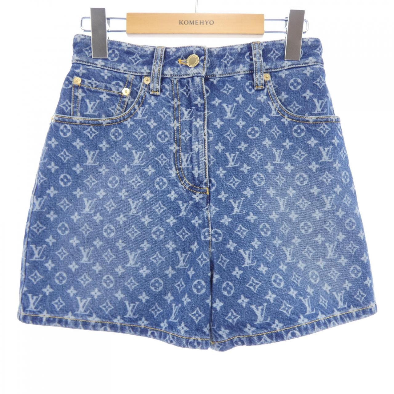 ルイヴィトン LOUIS VUITTON モノグラム デニムショーツ FTPI03EFY ショートパンツ