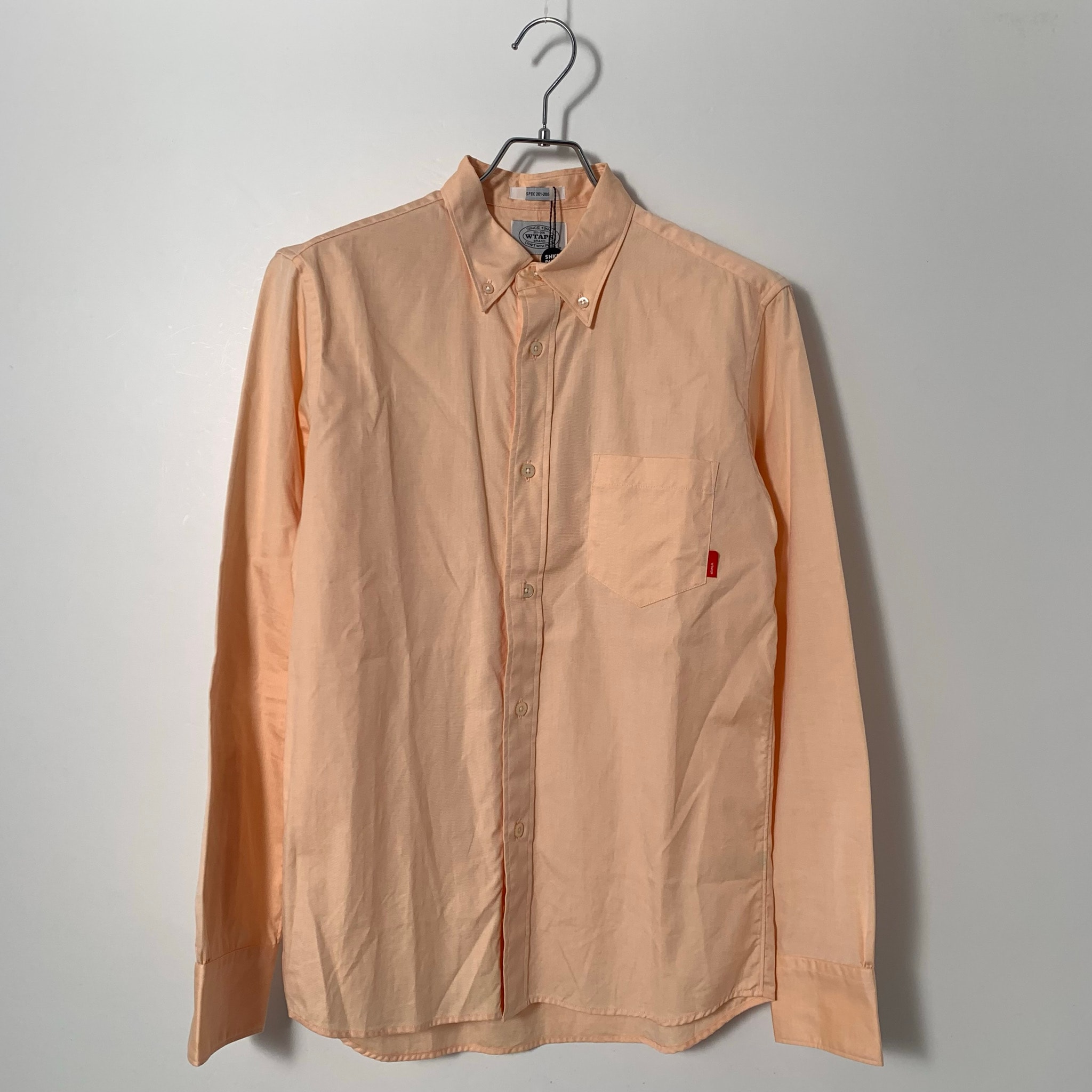 WTAPS SHIRTS COTTON OXFOD THOMAS Orange