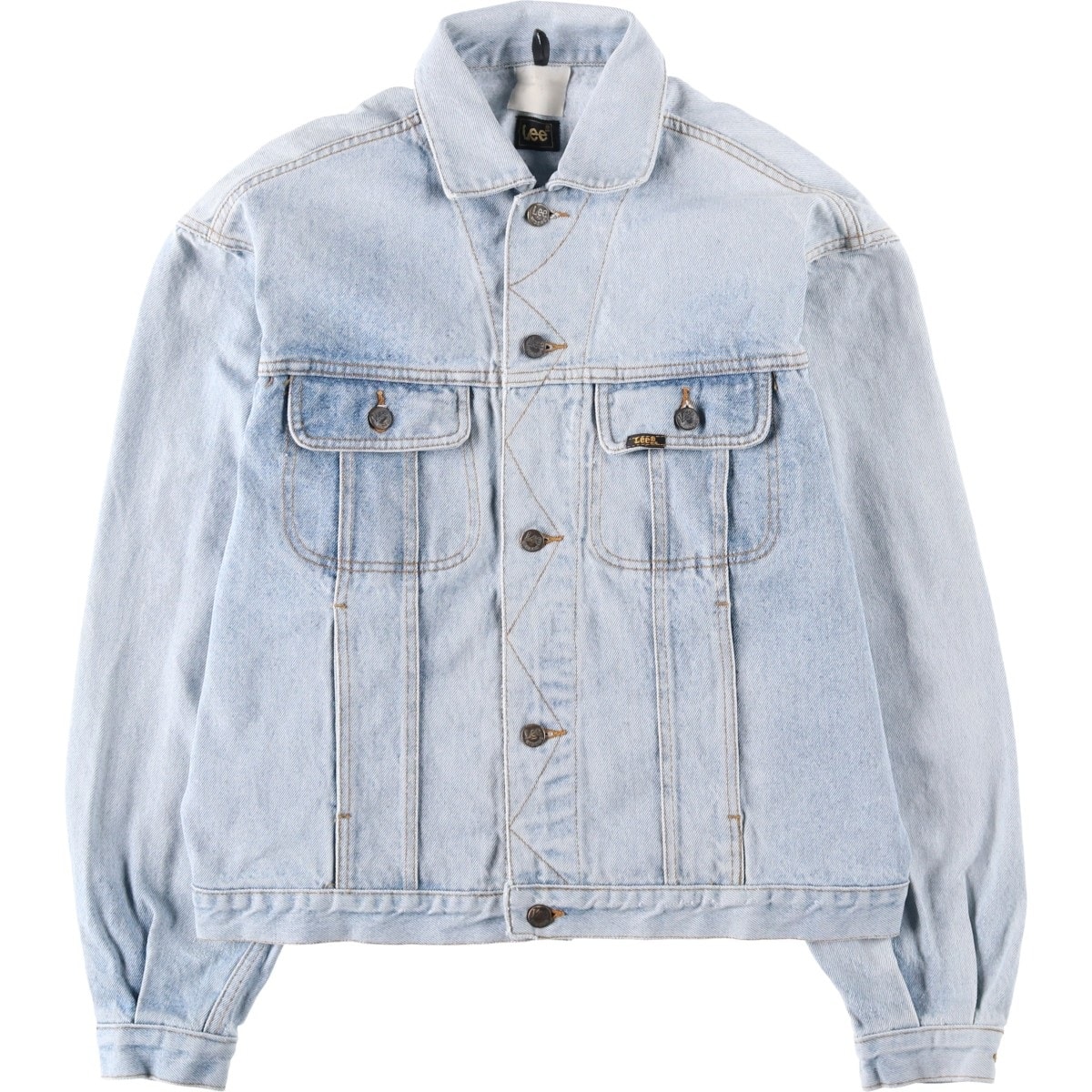 古着 リー Lee RIDERS ライダース デニムジャケット Gジャン メンズS相当/eaa634671