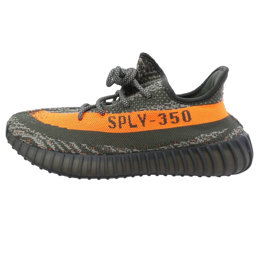 adidas アディダス スニーカー HQ7045 YEEZY BOOST 350 V2 CABON BELUGA イージーブースト カーボン ベルーガ ローカットスニーカー ブラウン系 オレンジ系 27cm【中古】