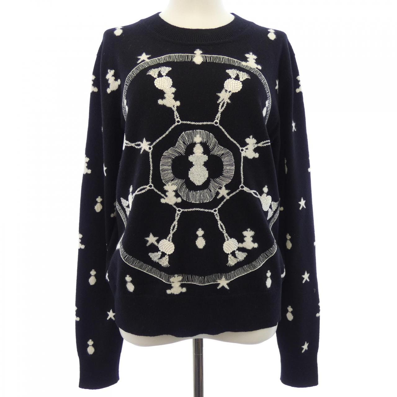 エルメス HERMES POSTE ET CAVALERIE *16-7701. ニット