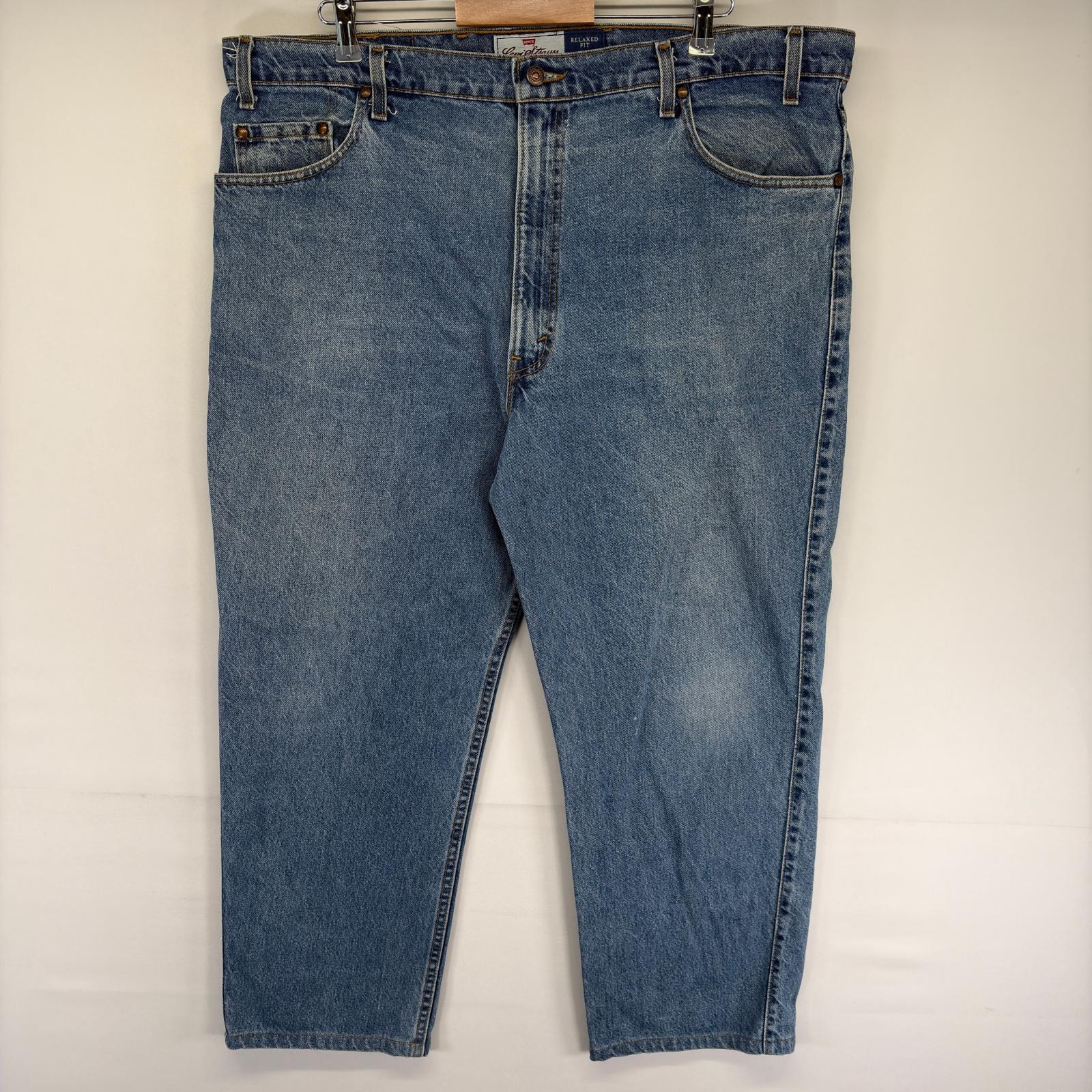 古着 90's/90年代 リーバイス Levi's USA製 デニム パンツ 540 茶タブ テーパード ジーパン ジーパン w44 L32  ブルー系 メンズ