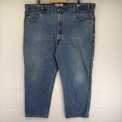 古着 90's/90年代 リーバイス Levi's USA製 デニム パンツ 540 茶タブ テーパード ジーパン ジーパン w44 L32 ブルー系 メンズ