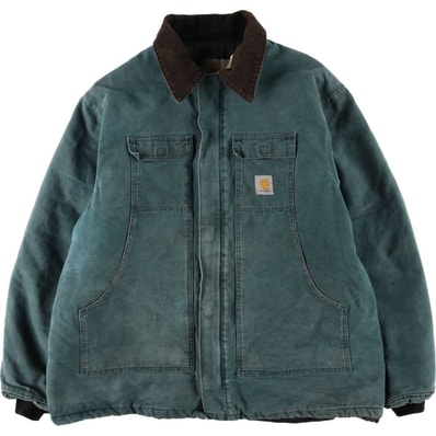 古着 90年代 カーハート Carhartt トラディショナルコート 中綿入り ダックワークジャケット USA製 メンズXXL相当 ヴィンテージ/eaa613395