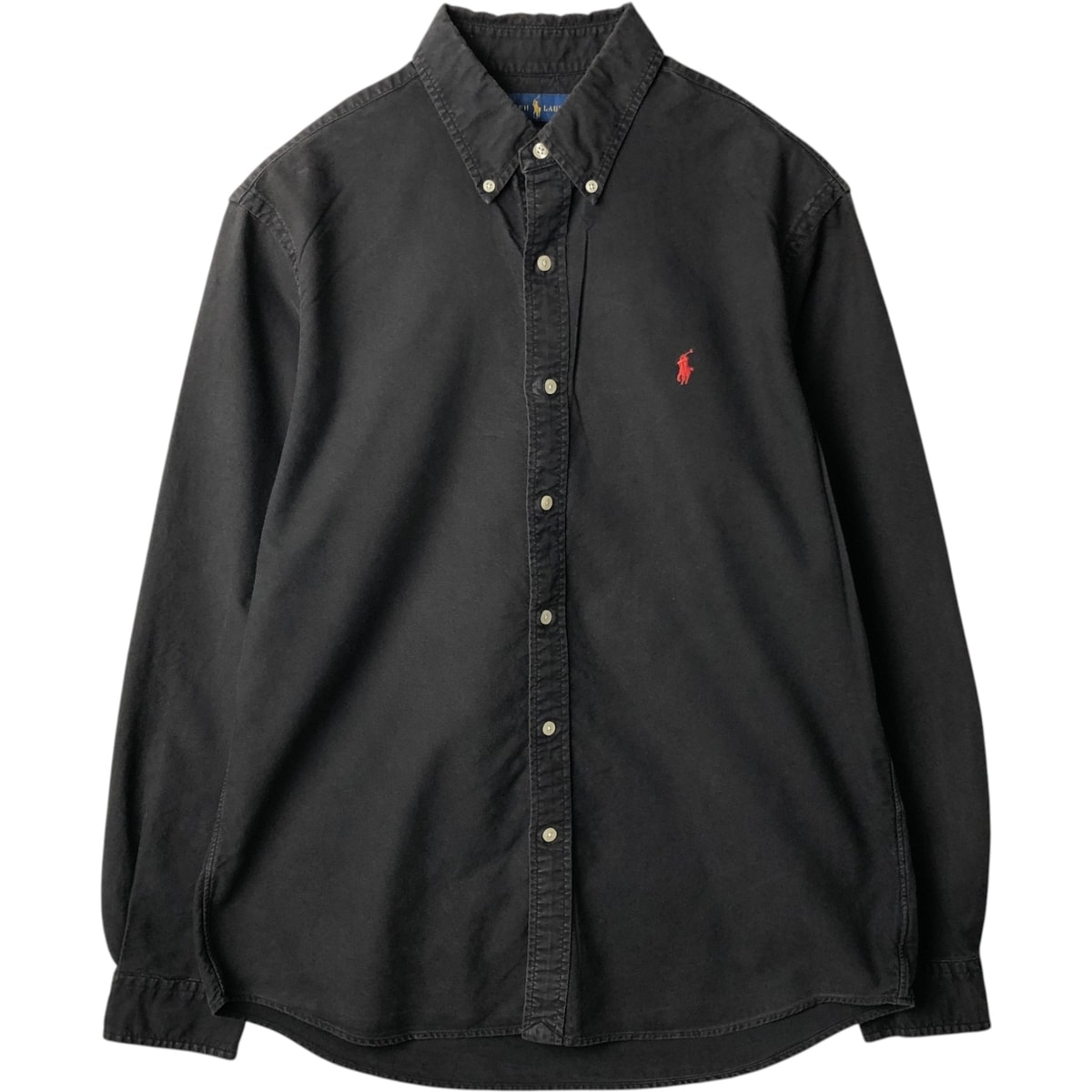古着 ラルフローレン Ralph Lauren CLASSIC FIT クラシックフィット 長袖 ボタンダウンシャツ メンズL相当/eaa458284