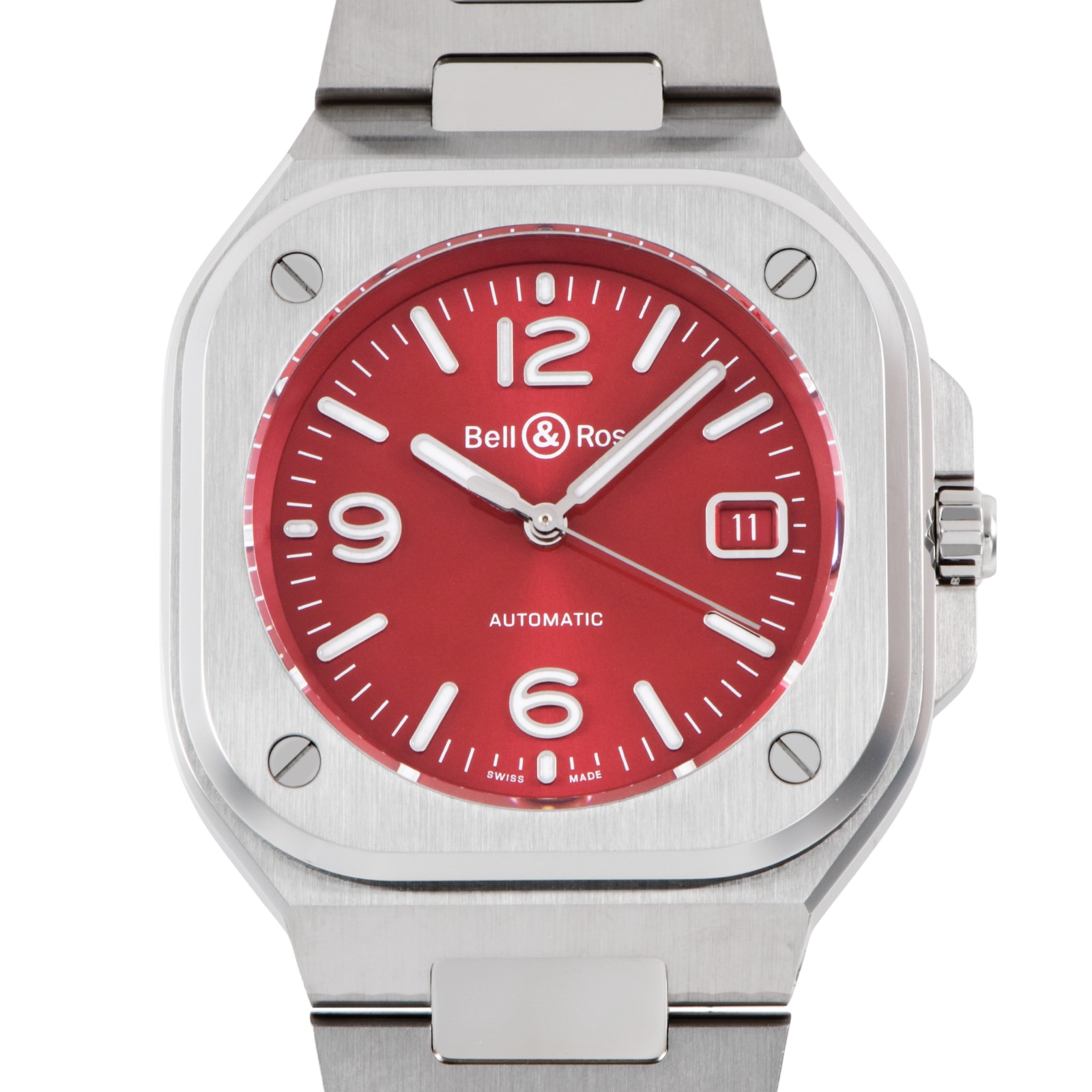 Bell&Ross ベル&ロス BR05 レッドスティール BR05A-R-ST/SST 日本限定99本 ステンレススチール【中古】