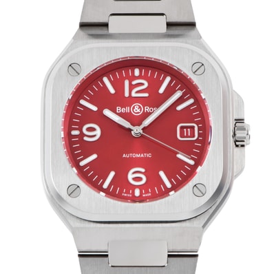 Bell&Ross ベル&ロス BR05 レッドスティール BR05A-R-ST/SST 日本限定99本 ステンレススチール【中古】