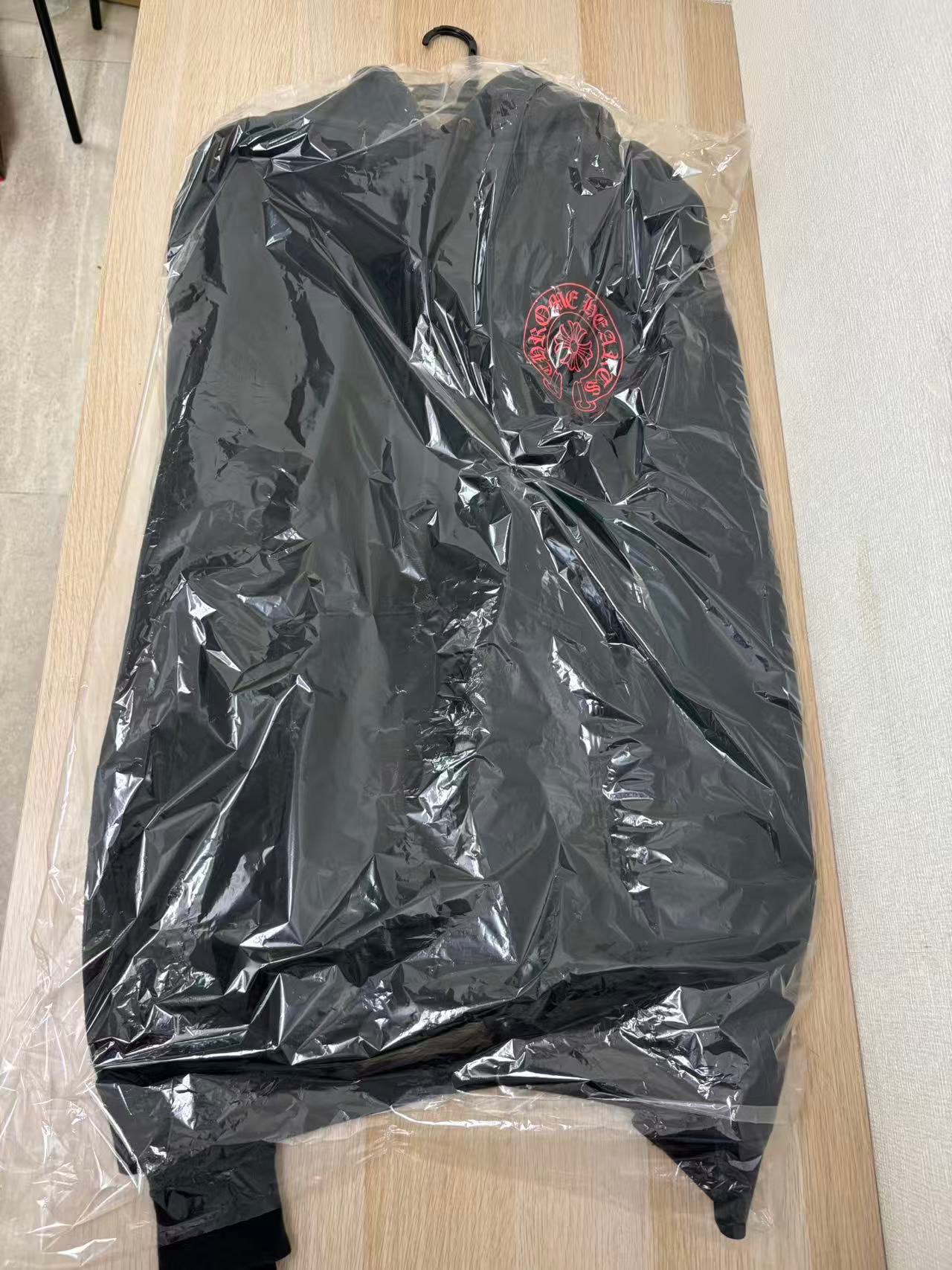 Chrome Hearts Horseshoe Logo Hoodie Pullover "Black/Red"