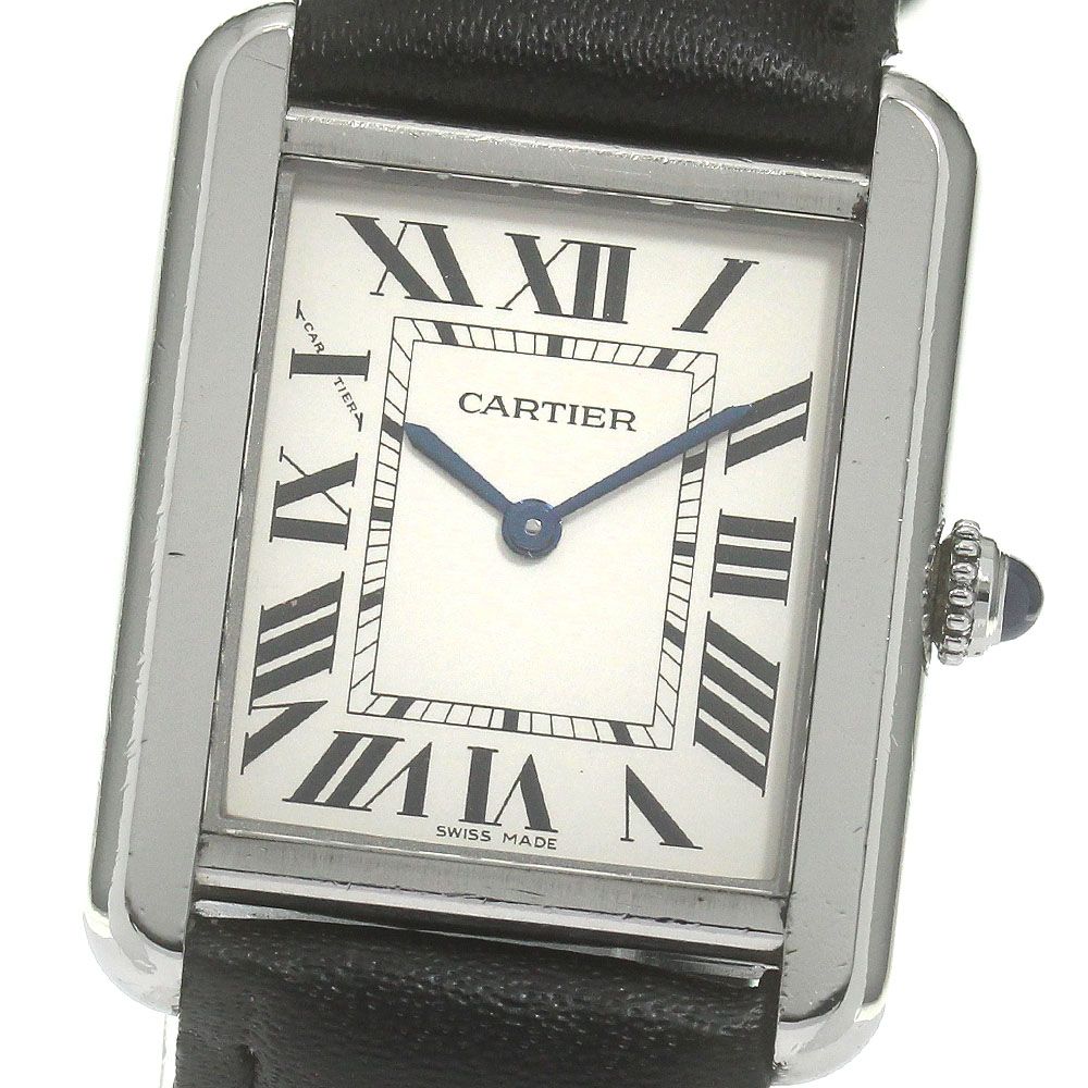 カルティエ タンクソロ SM  W5200005 レディース 【中古】