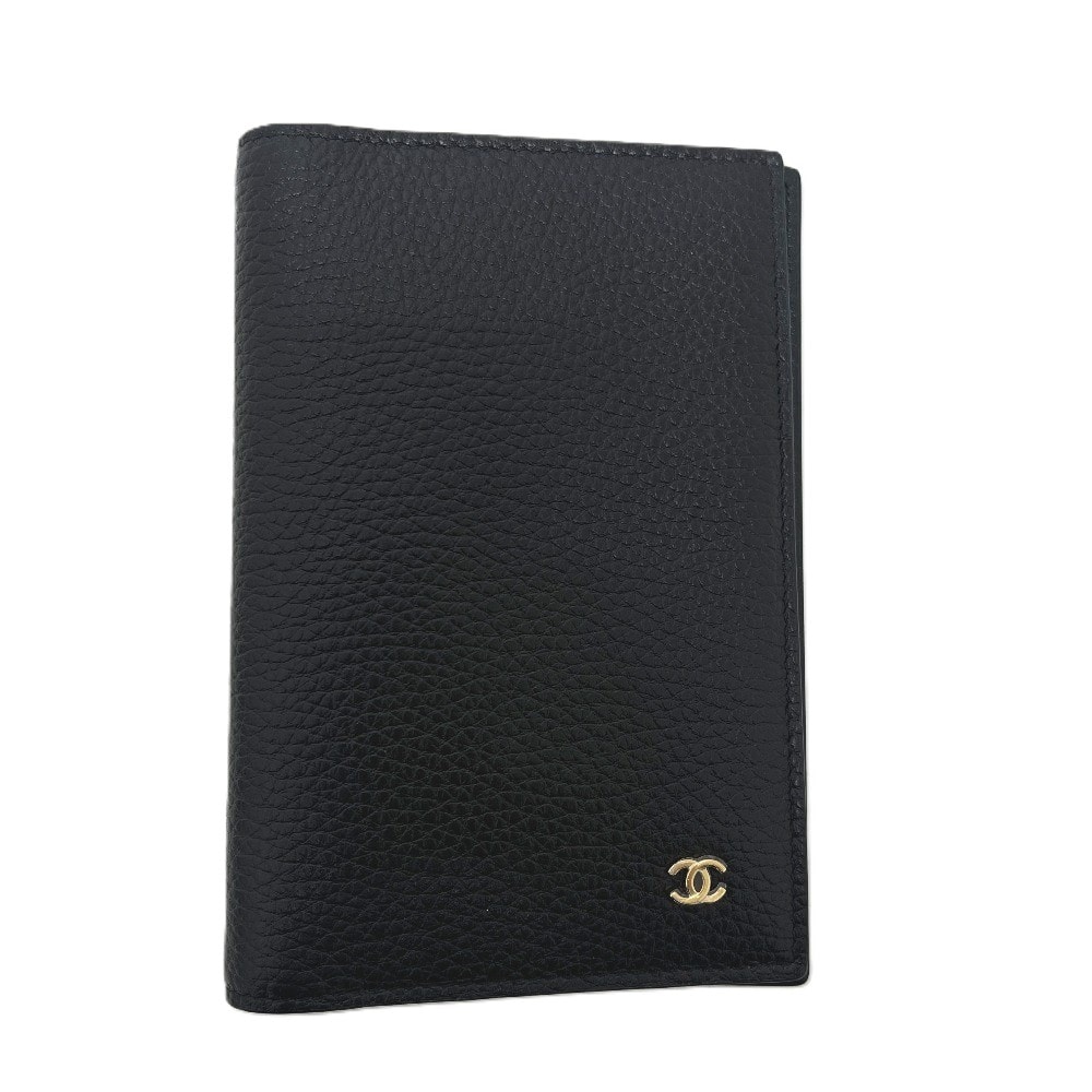 シャネル CHANEL ココマーク クラシック AP5262 小物 カードケース パスケース パスポートケース レザー ブラック 未使用