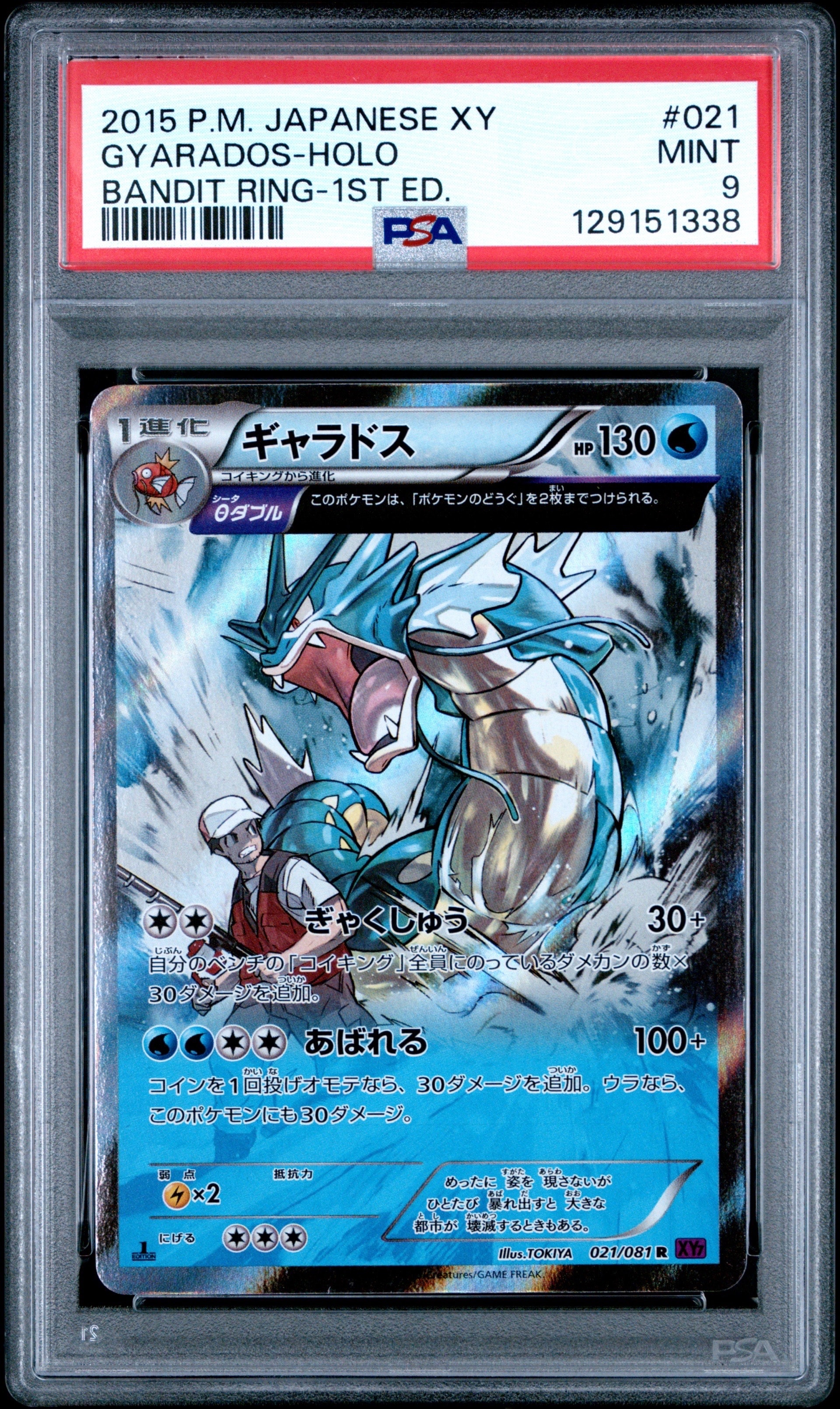 ギャラドス R :1ED [XY7 021/081](拡張パック「バンデットリング」)の
