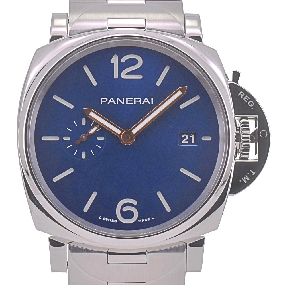 値下 パネライ PANERAI PAM01124 ルミノール ドゥエ 42mm スモールセコンド デイト 自動巻き メンズ 美品 G#142379