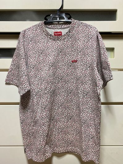 Supreme Small Box Tee "Pink Leopard"(Made in Vietnam)(22SS)