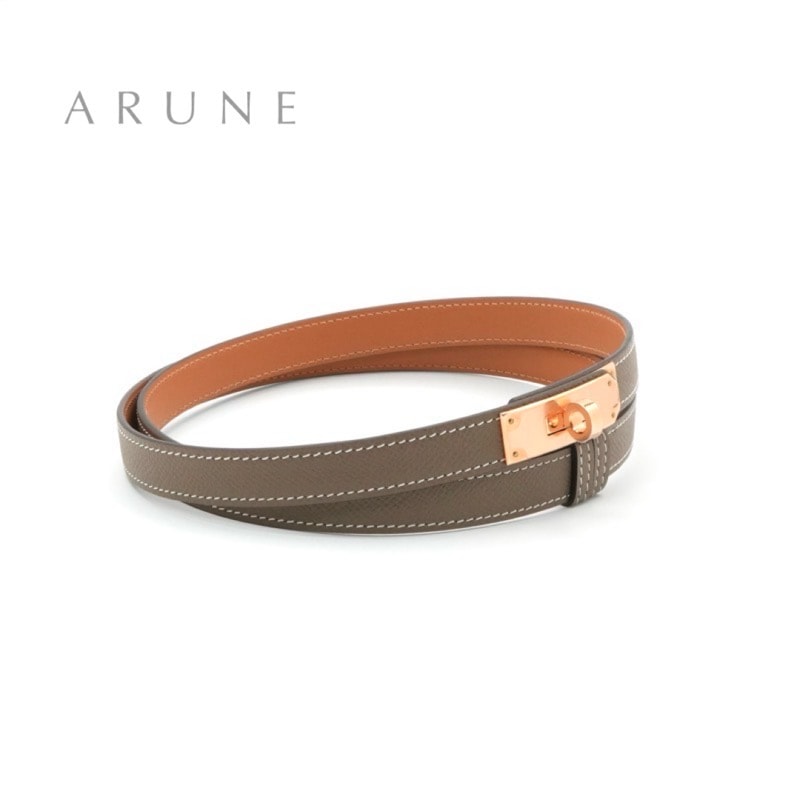 A+ (新品・未使用(ワケあり))】エルメス HERMES ベルト エトゥープ