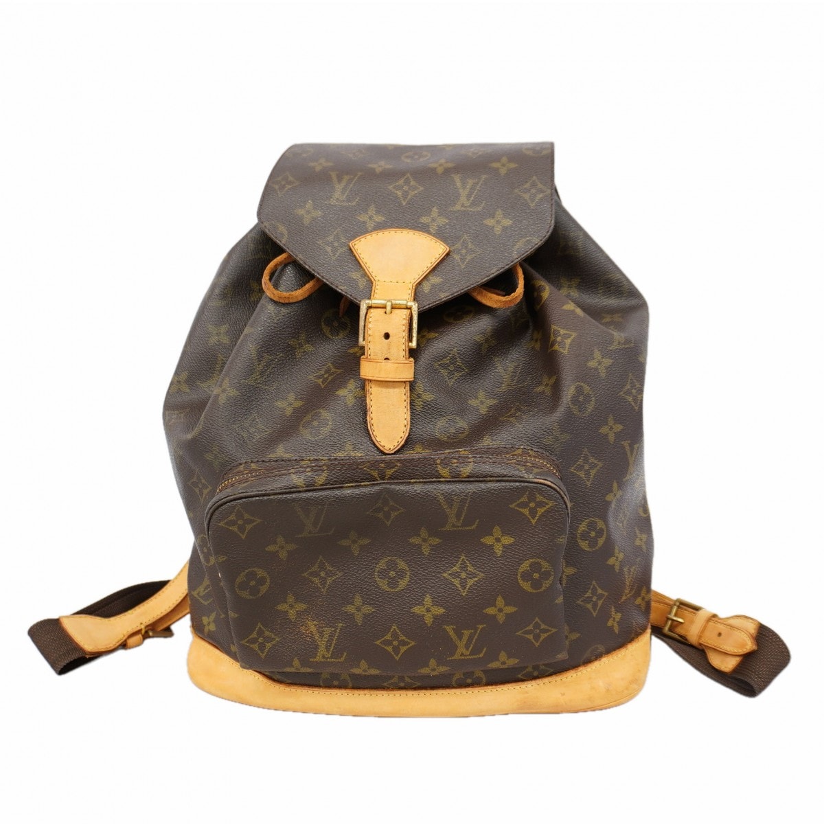 【6gd4873】ルイヴィトン リュック・デイパック モノグラム モンスリGM M51135 ブラウン【中古】レディース